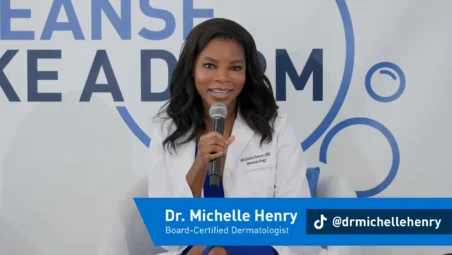 Dr. Henry speaking at the live stream event